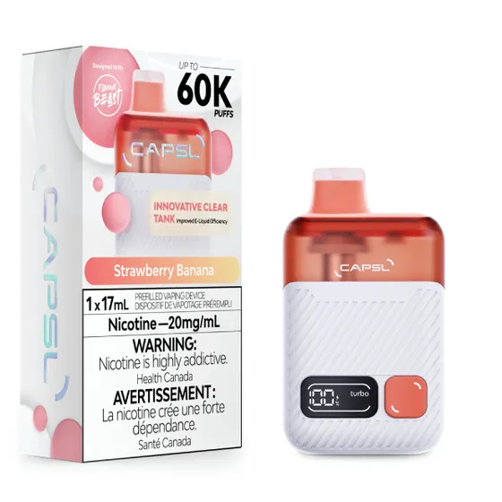 CAPSL AFX17 60K - Strawberry Banana