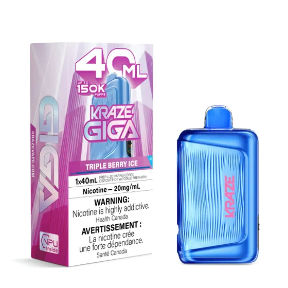 Kraze Giga - Triple Berry Ice