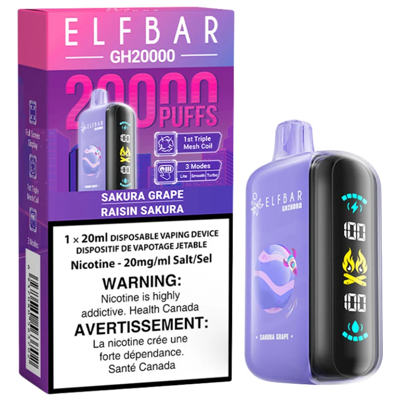Elf Bar GH20K Elf Bar GH20k - Sakura Grape