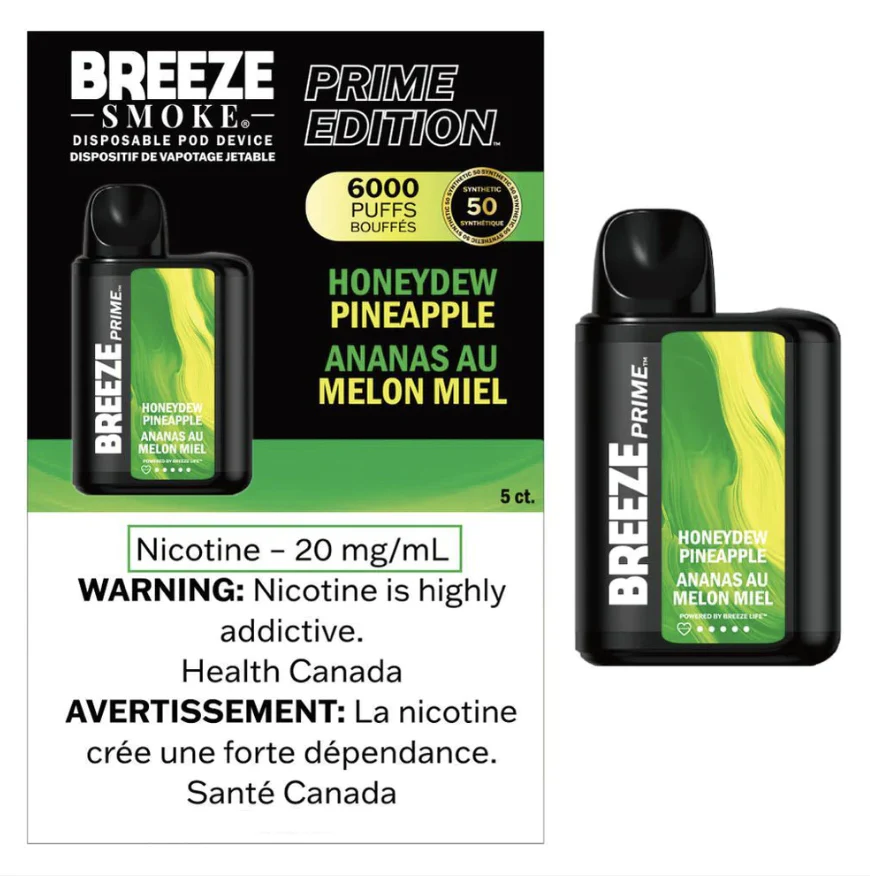 Breeze Prime 6000 BREEZE PRIME 6000 - Honeydew Pineapple