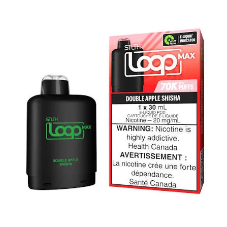 STLTH Loop Max 70k Pod - Double Apple Shisha