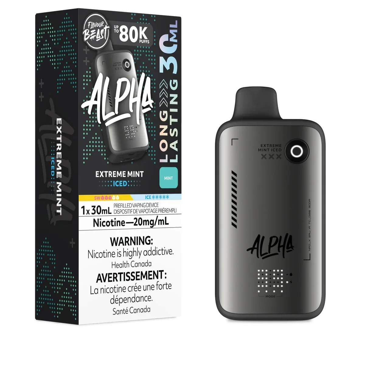 Flavour Beast Alpha 80K Flavour Beast Alpha 80K - Extreme Mint Iced
