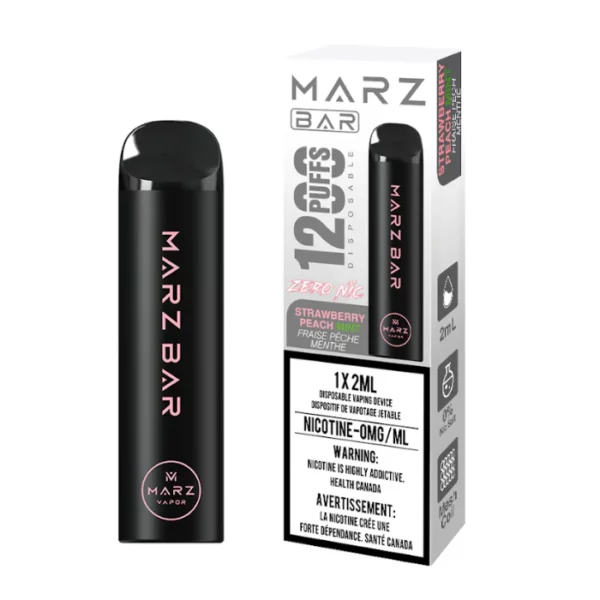 MARZ BAR 1200 Zero Nic - Strawberry Peach Mint