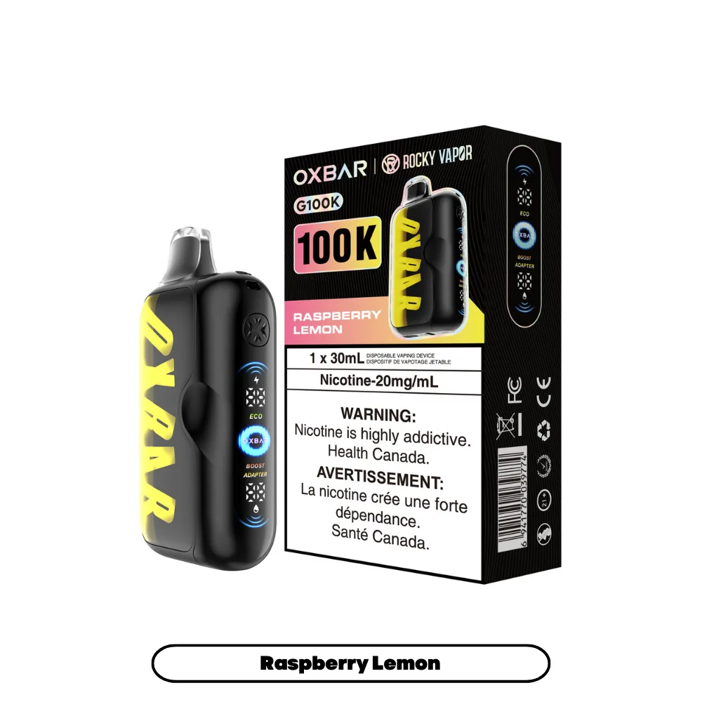 OXBAR x Rocky Vapor G100K - Raspberry Lemon