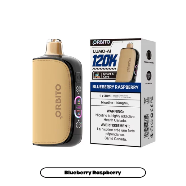 Orbito Lumo AI 120K 10mg - Blueberry Raspberry