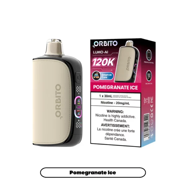 Orbito Lumo AI 120K 20mg - Pomegranate Ice