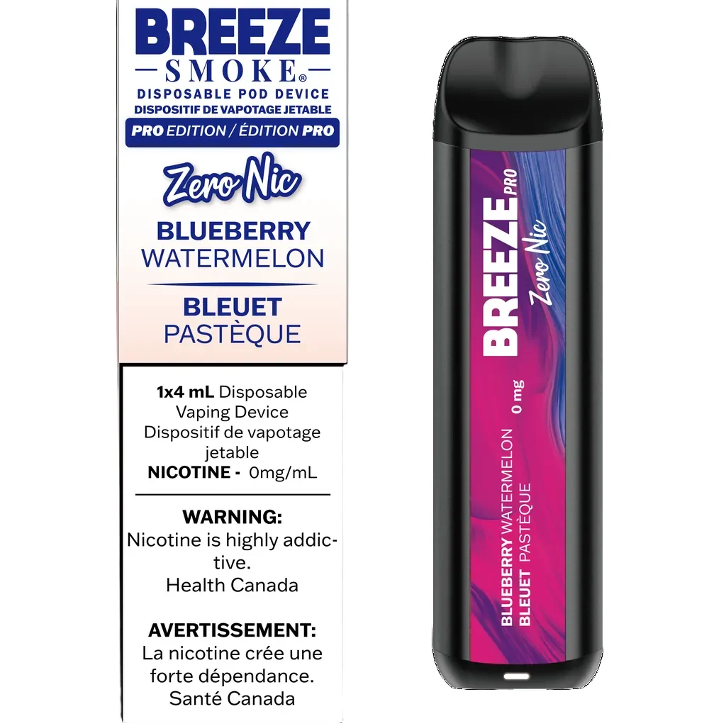 Breeze Pro Zero Nic Breeze Pro Zero Nic - Blueberry Watermelon