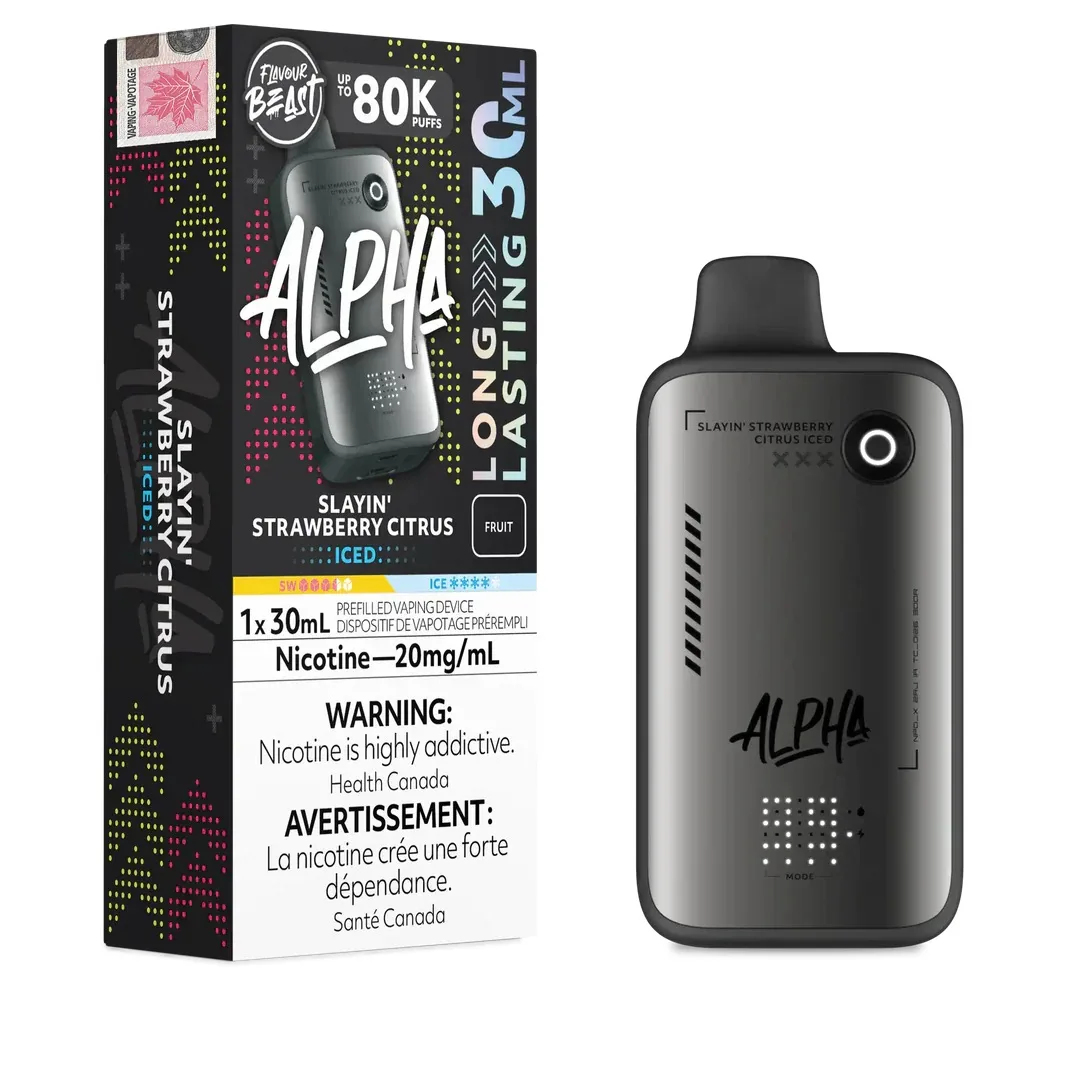 Flavour Beast Alpha 80K Flavour Beast Alpha 80K - Slayin' Strawberry Citrus Iced
