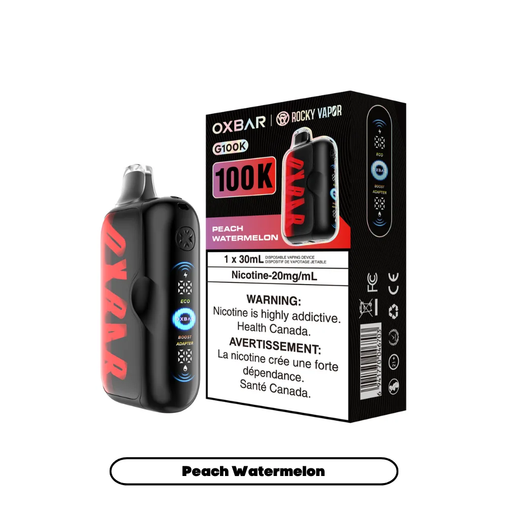 OXBAR x Rocky Vapor G100K - Peach Watermelon
