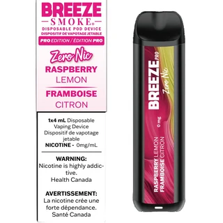 Breeze Pro Zero Nic Breeze Pro Zero Nic - Raspberry Lemon