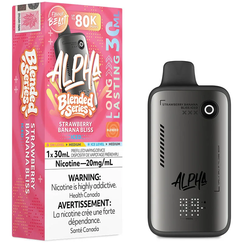 Flavour Beast Alpha 80K - Strawberry Banana Bliss Iced