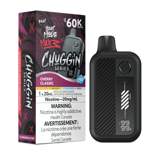 Flavour Beast Mode Max 3 Chuggin' Series 60K - Cherry Classic Iced