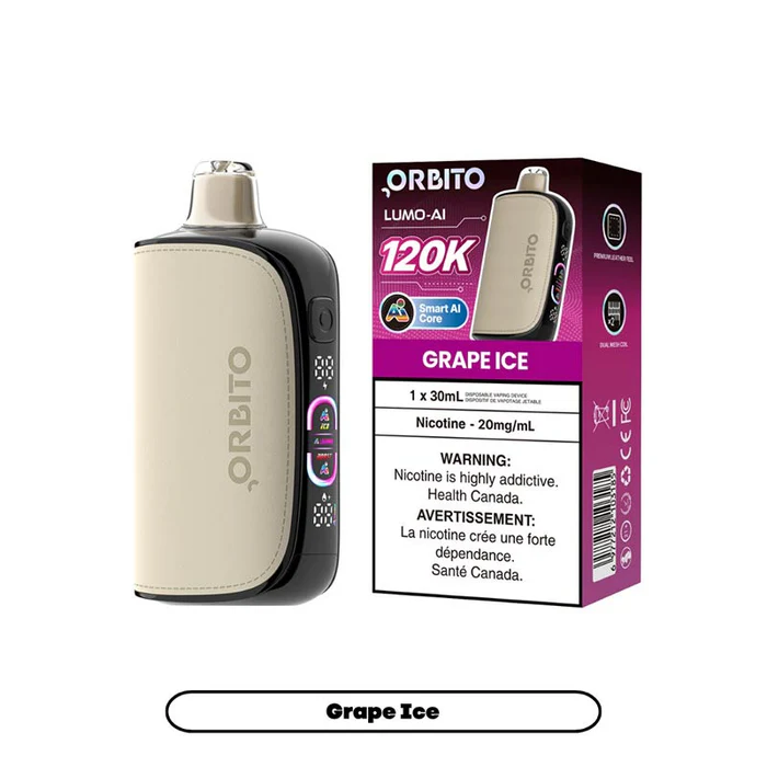 Orbito Lumo AI 120K 20mg - Grape Ice