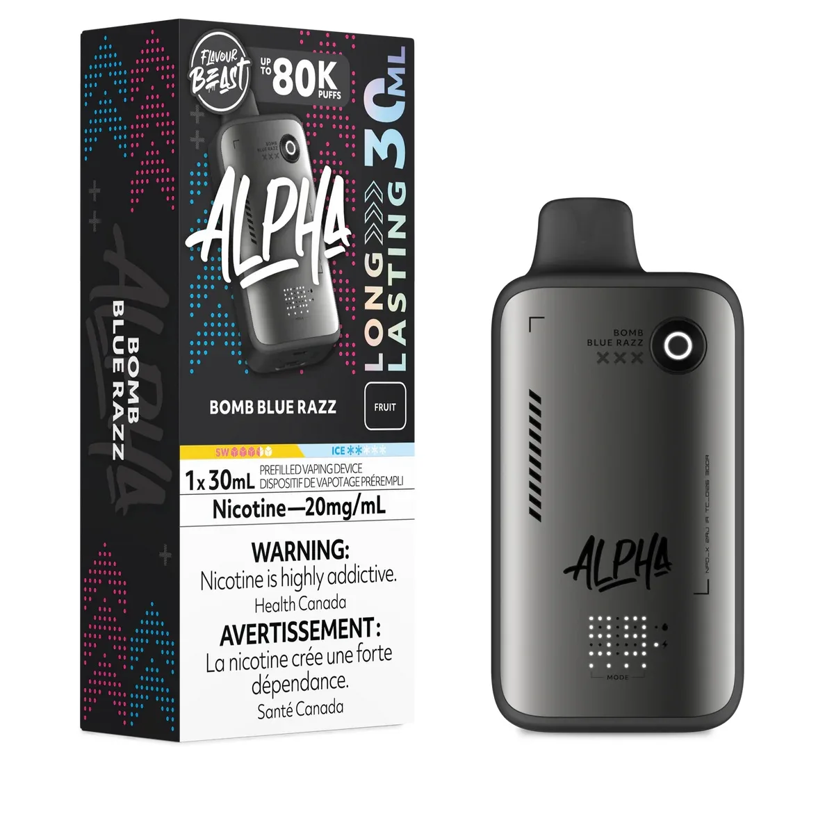 Flavour Beast Alpha 80K Flavour Beast Alpha 80K - Bomb Blue Razz
