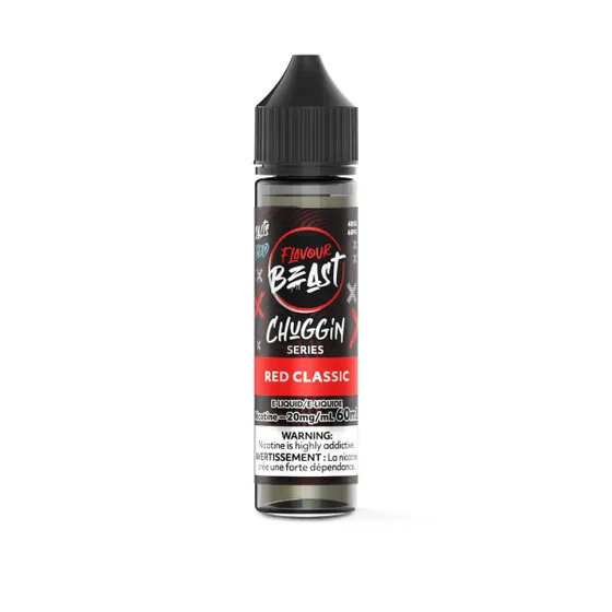 Sel de nicotine Flavour Beast 60ml Flavour Beast Chuggin' - Red Classic Iced 60ml Salt