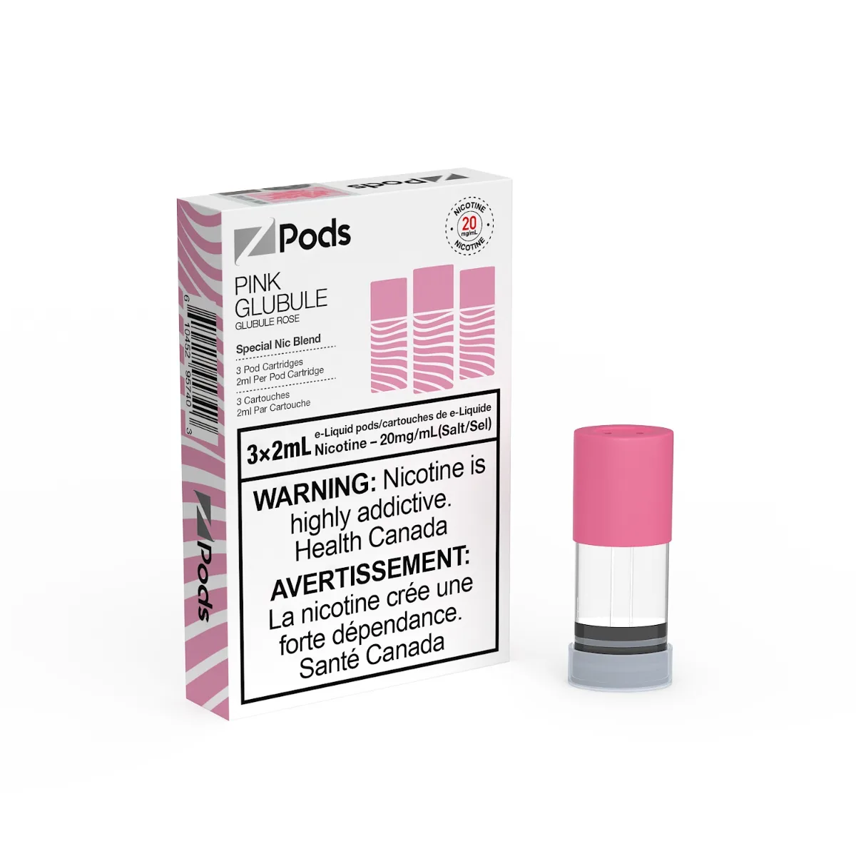 Z PODS (STLTH) Z Pods Pink Glubule (Chew)