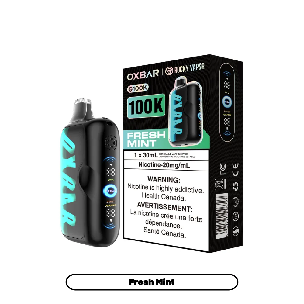 OXBAR x Rocky Vapor G100K - Fresh Mint