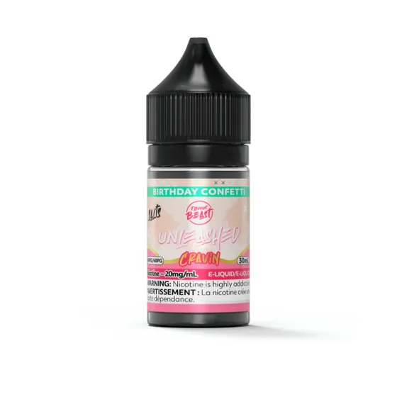 Flavour Beast 30ml Salt Flavour Beast Unleashed Cravin - Birthday Confetti 30ml Salt