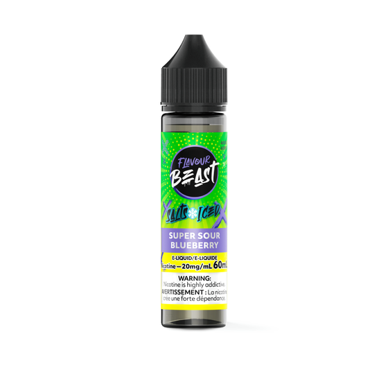 Flavour Beast 60ml Salt Flavour Beast - Super Sour Blueberry Iced 60ml Salt