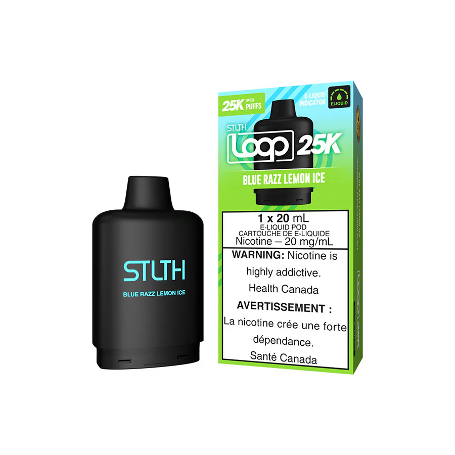 STLTH Loop 25K Pods STLTH Loop 25K Pod - Blue Razz Lemon Ice