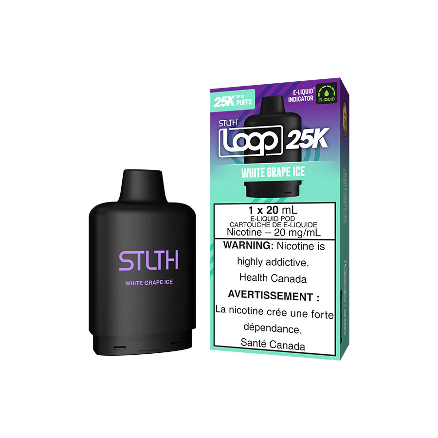 STLTH Loop 25K Pods STLTH Loop 25K Pod - White Grape Ice