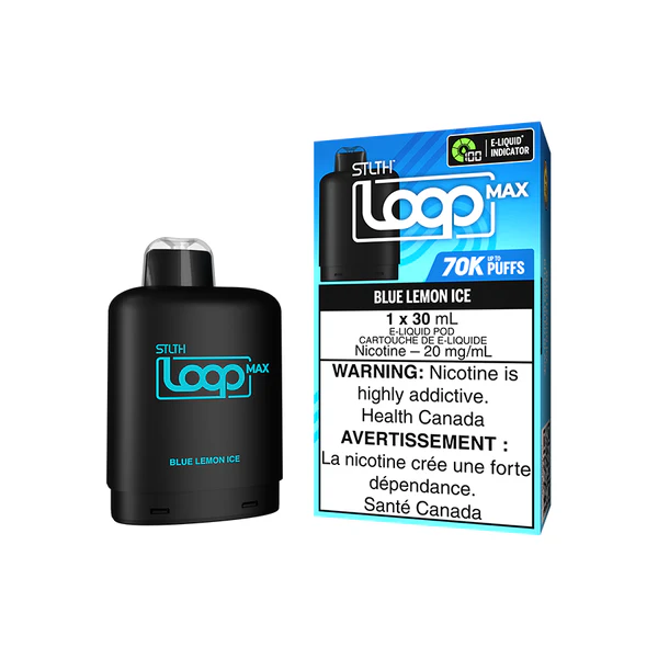 STLTH Loop Max 70K Pods STLTH Loop Max 70k Pod - Blue Lemon Ice