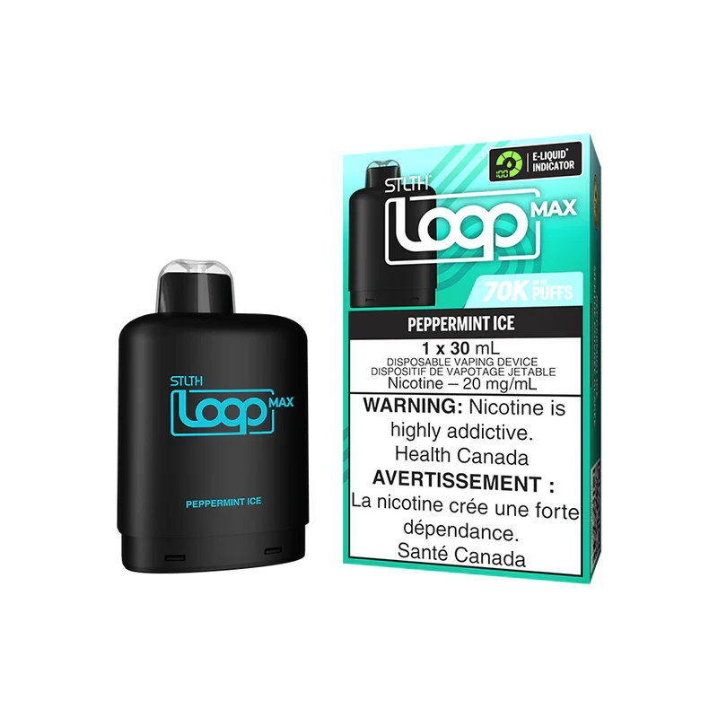 STLTH Loop Max 70K Pods STLTH Loop Max 70k Pod - Peppermint Ice