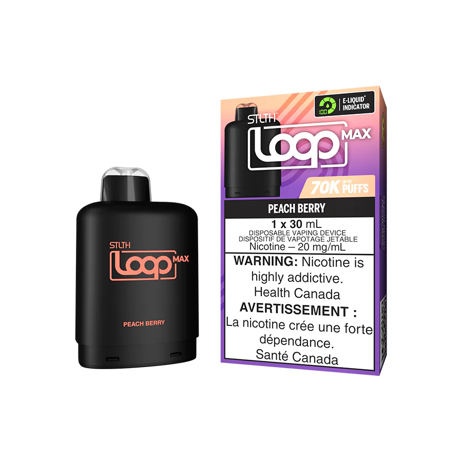 STLTH Loop Max 70K Pods STLTH Loop Max 70k Pod - Peach Berry