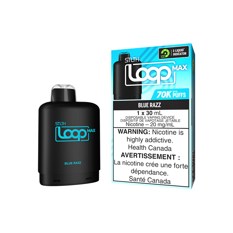 STLTH Loop Max 70K Pods STLTH Loop Max 70k Pod - Blue Razz