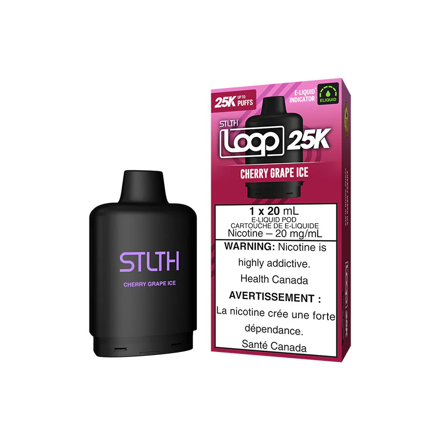 STLTH Loop 25K Pods STLTH Loop 25K Pod - Cherry Grape Ice