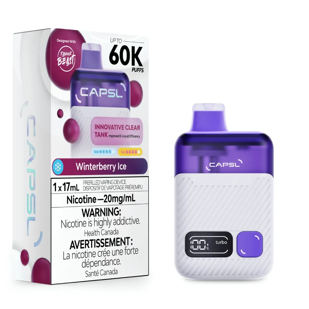 CAPSL AFX17 60K CAPSL AFX17 60K - Winterberry Ice