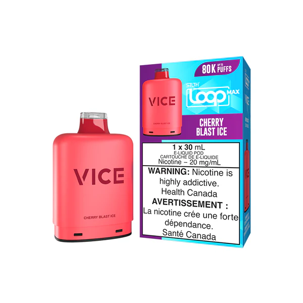 STLTH Loop Max x VICE 80K Pods STLTH LOOP MAX x VICE 80K - Cherry Blast Ice