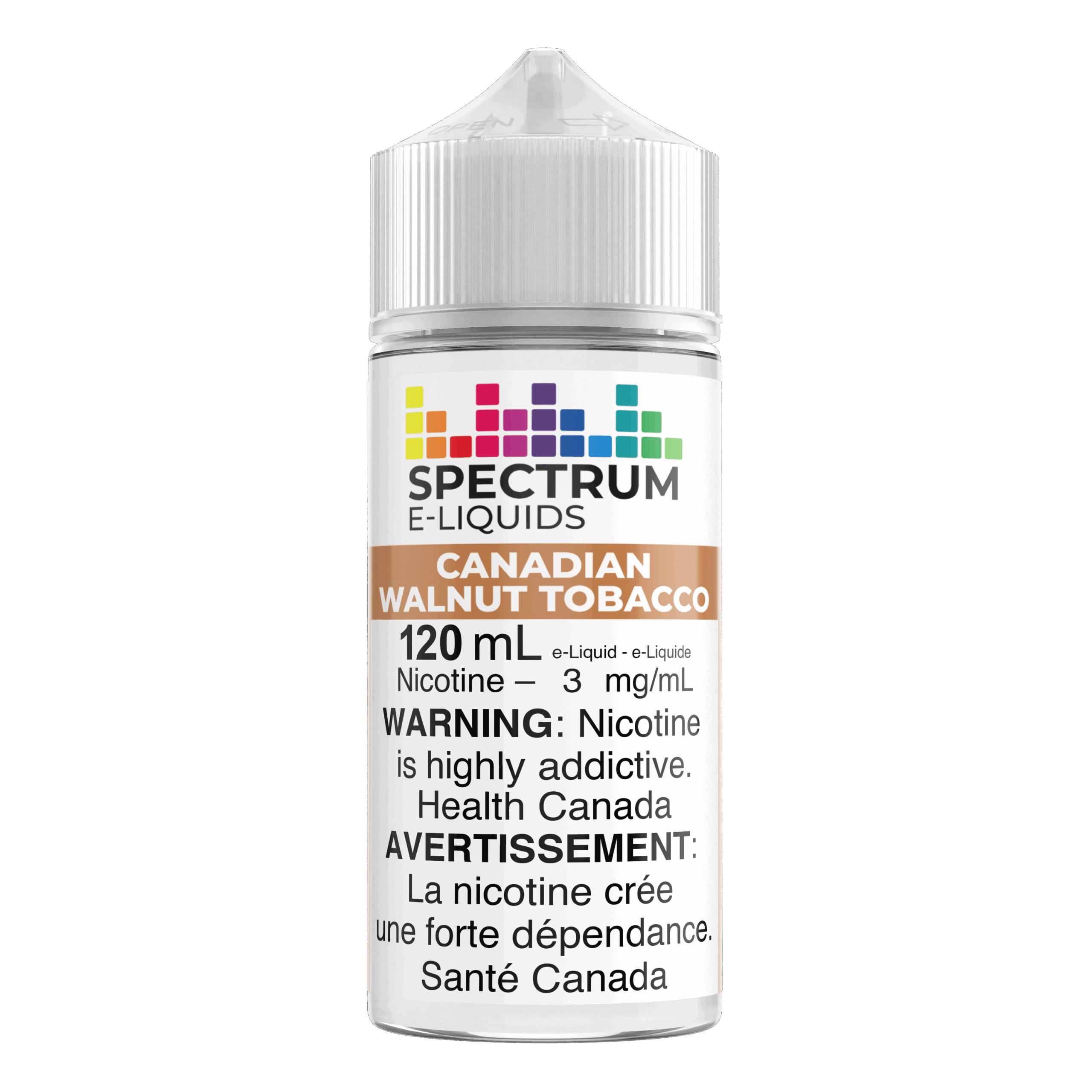Spectrum Spectrum E-Liquids - Canadian Walnut Tobacco 120ml