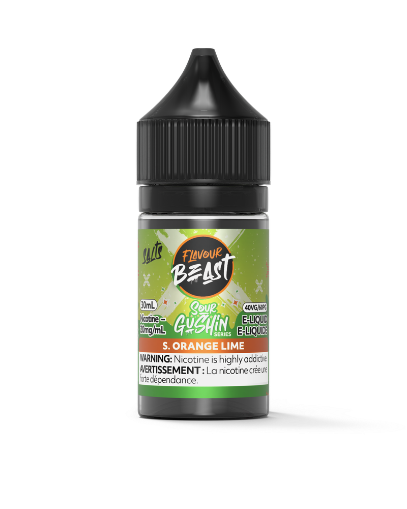 Flavour Beast 30ml Salt Flavour Beast - Sour Gushin' S. Orange Lime 30ml Salt